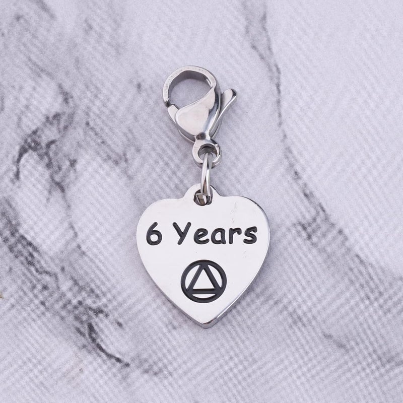 FEELMEM AA Recovery Jewelry AA Sobriety Charm Zipper Pull Alcohol Anonymities Gifts Sober Sobriety Charm Sobriety Gifts - Image 4