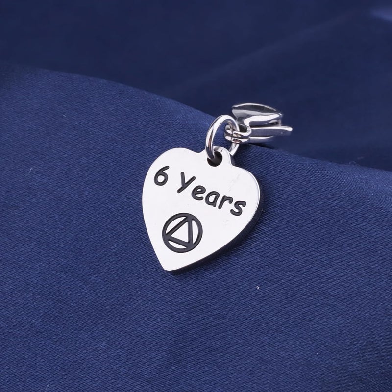FEELMEM AA Recovery Jewelry AA Sobriety Charm Zipper Pull Alcohol Anonymities Gifts Sober Sobriety Charm Sobriety Gifts - Image 5