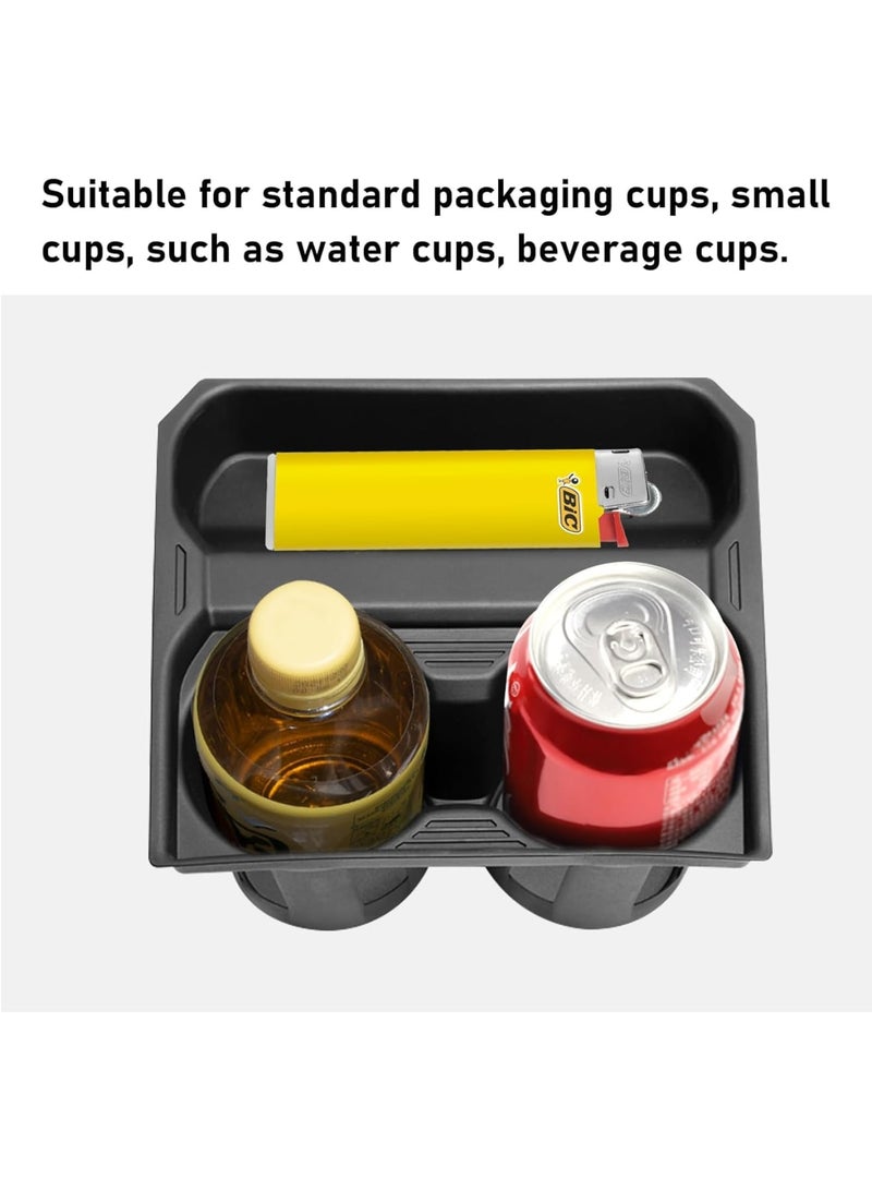 SOLARAE حاملات أكواب مركزية، متوافقة مع حامل أكواب مازدا CX-50 2023، حامل أكواب سيليكون غير قابل للانزلاق لحامل أكواب مازدا CX-50 2023، أسود - Image 2