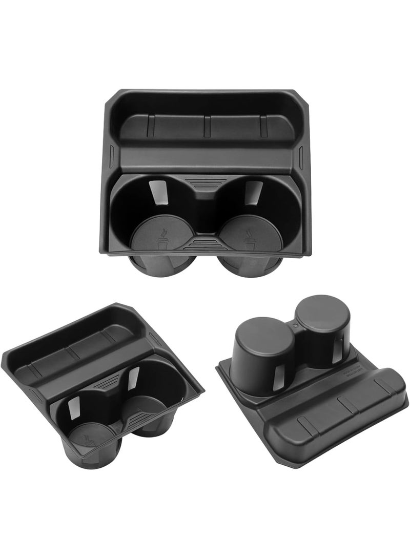 SOLARAE حاملات أكواب مركزية، متوافقة مع حامل أكواب مازدا CX-50 2023، حامل أكواب سيليكون غير قابل للانزلاق لحامل أكواب مازدا CX-50 2023، أسود - Image 1