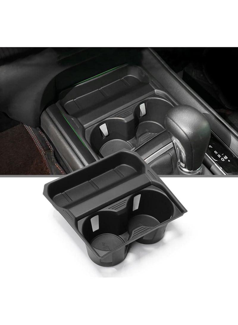SOLARAE حاملات أكواب مركزية، متوافقة مع حامل أكواب مازدا CX-50 2023، حامل أكواب سيليكون غير قابل للانزلاق لحامل أكواب مازدا CX-50 2023، أسود - Image 3