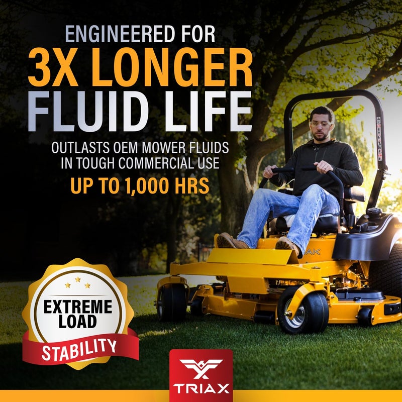 زيت TRIAX Trans Zero 20W-50 الاصطناعي الكامل لناقل الحركة الهيدروستاتيكي للجزازات الدوارة والجزازات الركوبية والجرارات (1 كوارت/0.946 لتر) - Image 5