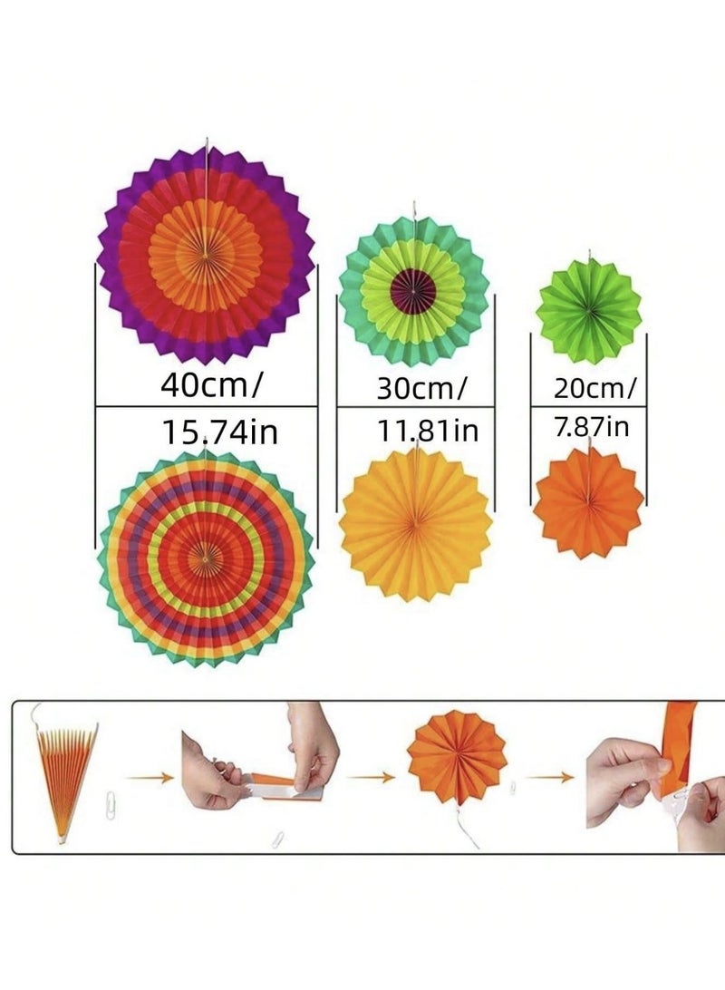 زينه ورقية بالوان رائعة ومتنوعة لحفلات  التخرج واعياد الميلاد وحفلات الزفاف وحفلات استقبال المولود الجديد33 قطع - Image 2