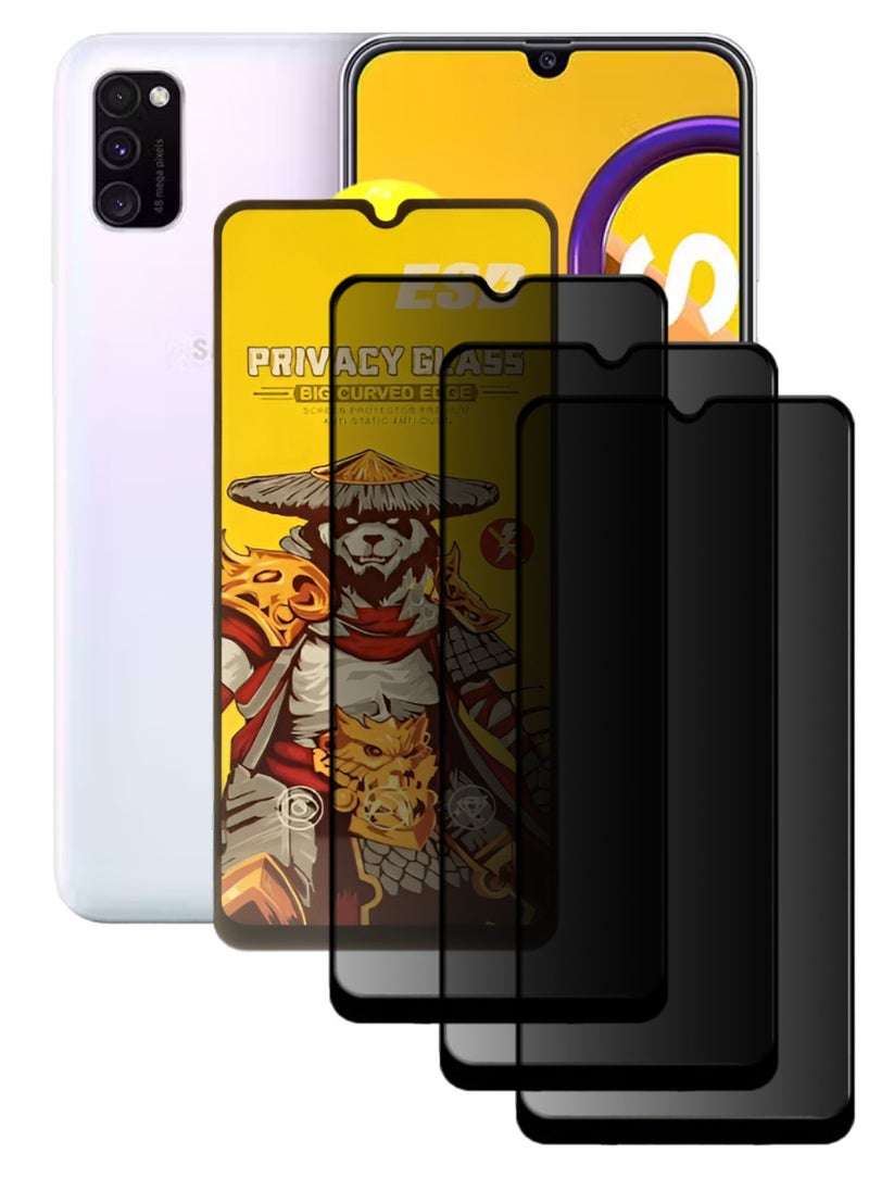 ESD 3 Pieces Tempered Dustproof Privacy Glass Screen Protector Compatible For Samsung Galaxy M30s - Image 1