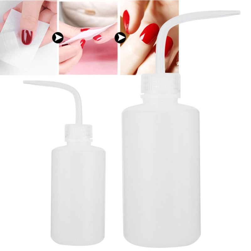 Tattoo Washing Bottle 500Ml Long Neck Elbow Integrated Design - Leakproof Screw Cap Squeeze Bottle With Scale for Tattoo Artists, Green Soap & Alcohol Storage - Image 1