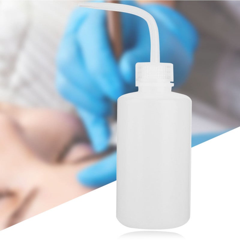 Tattoo Washing Bottle 500Ml Long Neck Elbow Integrated Design - Leakproof Screw Cap Squeeze Bottle With Scale for Tattoo Artists, Green Soap & Alcohol Storage - Image 4