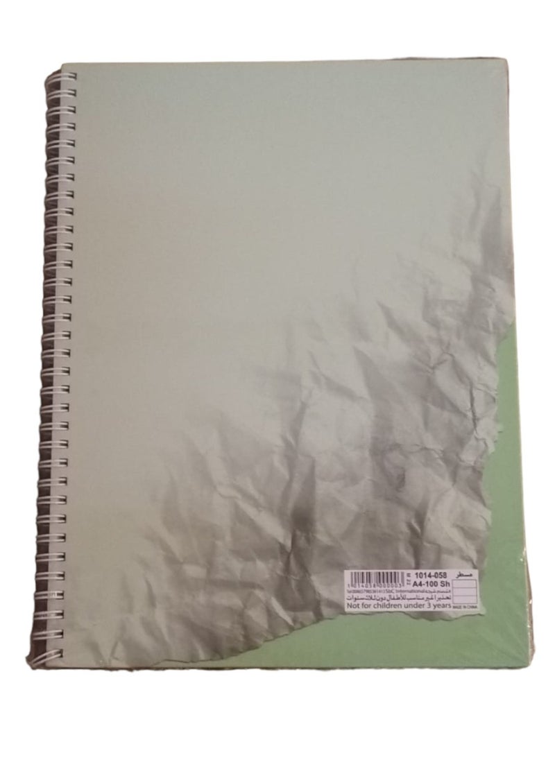 SBC - A4 Spiral Notebook 100 Pages - Image 1