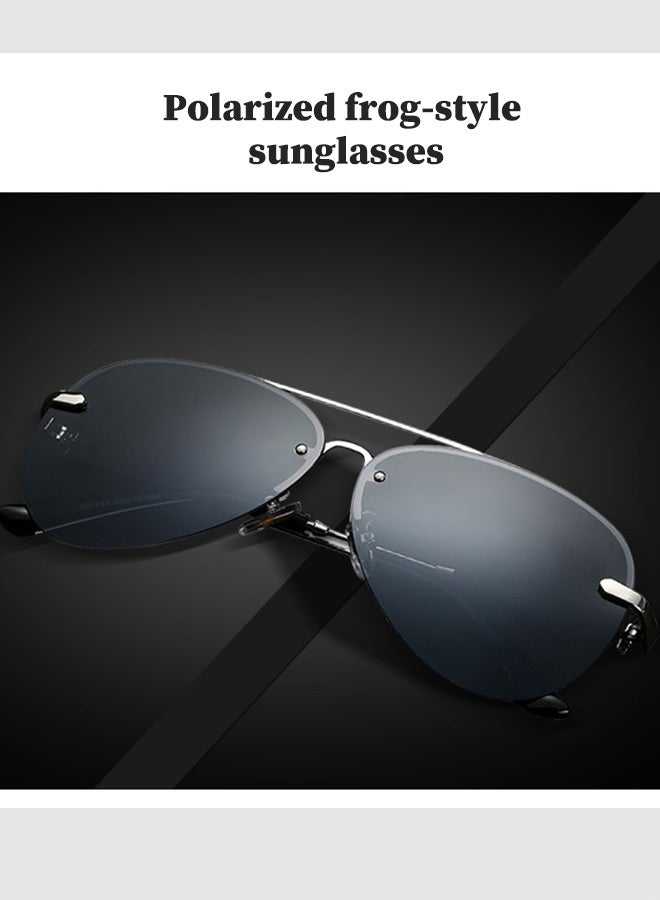 Men's Sunglasses | Outdoor UV Protection Eyewear | Anti-Wear & Anti-Scratch UV400 | Flexible Arms | Versatile for Multiple Face Shapes | 3 Hot-Selling Colors for Business & Sports - Image 1