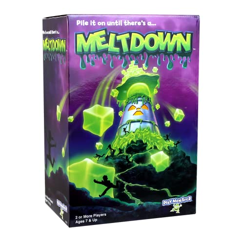 PlayMonster Meltdown Family Game Add Cubes Without Letting Them Fall Ages 7 - Image 1