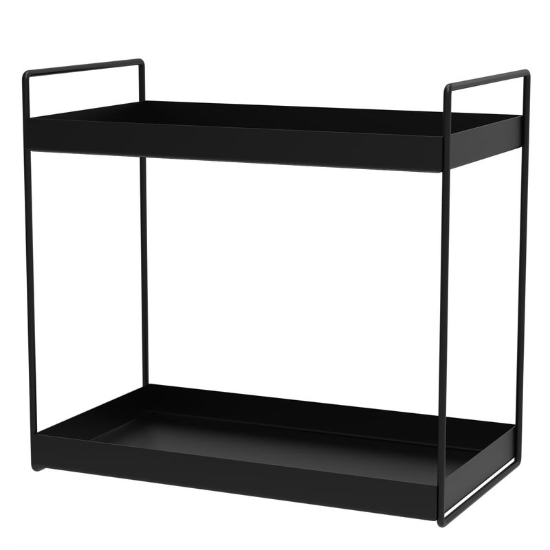WonderStand Iron 2Tier Countertop MultipurposeOrganizerTiered Shelf Storage Rack Counter Top Organiser Storage Shelf For Home Kitchen And Bathroom - Image 1