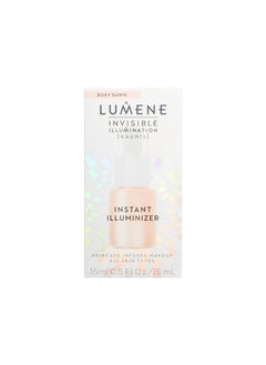Lumene Invisible Illumination Instant Illuminizer - Lightweight Hydrating Liquid Highlighter - Glowing Skin Makeup Highlighter for a Natural Radiance - Highlight Illuminator, Rosy Dawn (15ml)  - Image 1