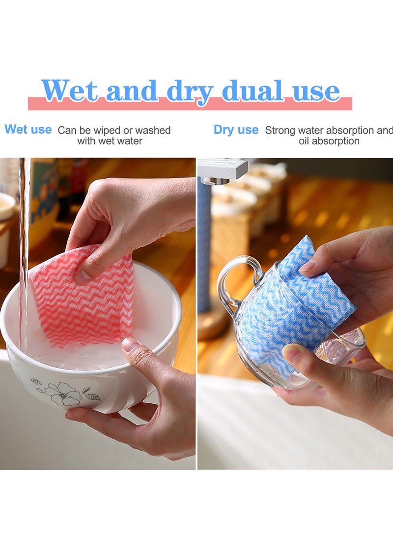 Generic Disposable Non-Woven Fabric Towels, 3 Rolls, 20 x 14 cm Sheets for Kitchen and Tableware Cleaning  - Image 3