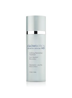 Glowbiotics Calming Restorative Treatment Hydrating Face Serum for Redness Relief  Sensitive Skin  Soothes Irritated Skin with Probiotics  Hyaluronic Acid