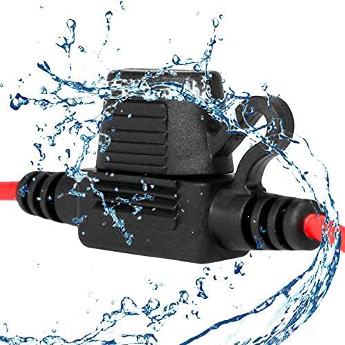 VANTRONIK Waterproof MINI Inline Fuse Holder with 16 Gauge AWG Wire 12 Inches Long, Fit for ATM Blade Small Fuse in Vehicle/Boat/RV/Tractor, 6 Pack - Image 2