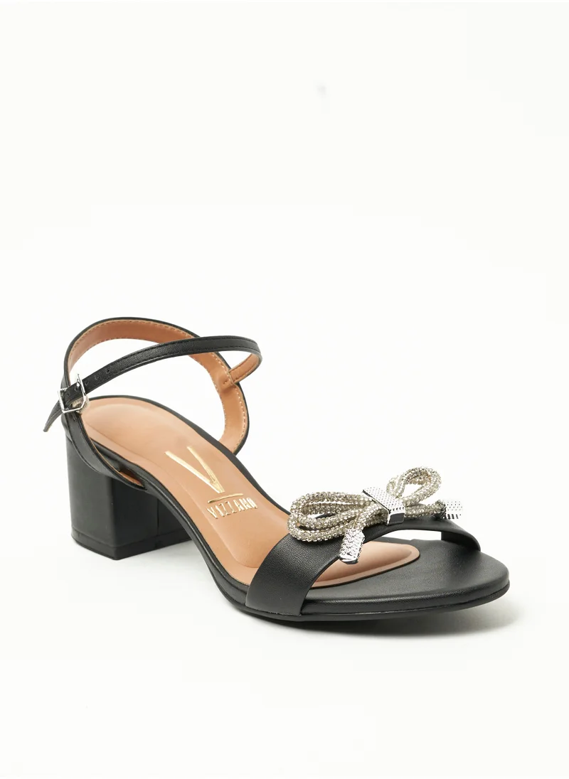 VIZZANO Eliana Ankle Strap Mid Heel Sandals