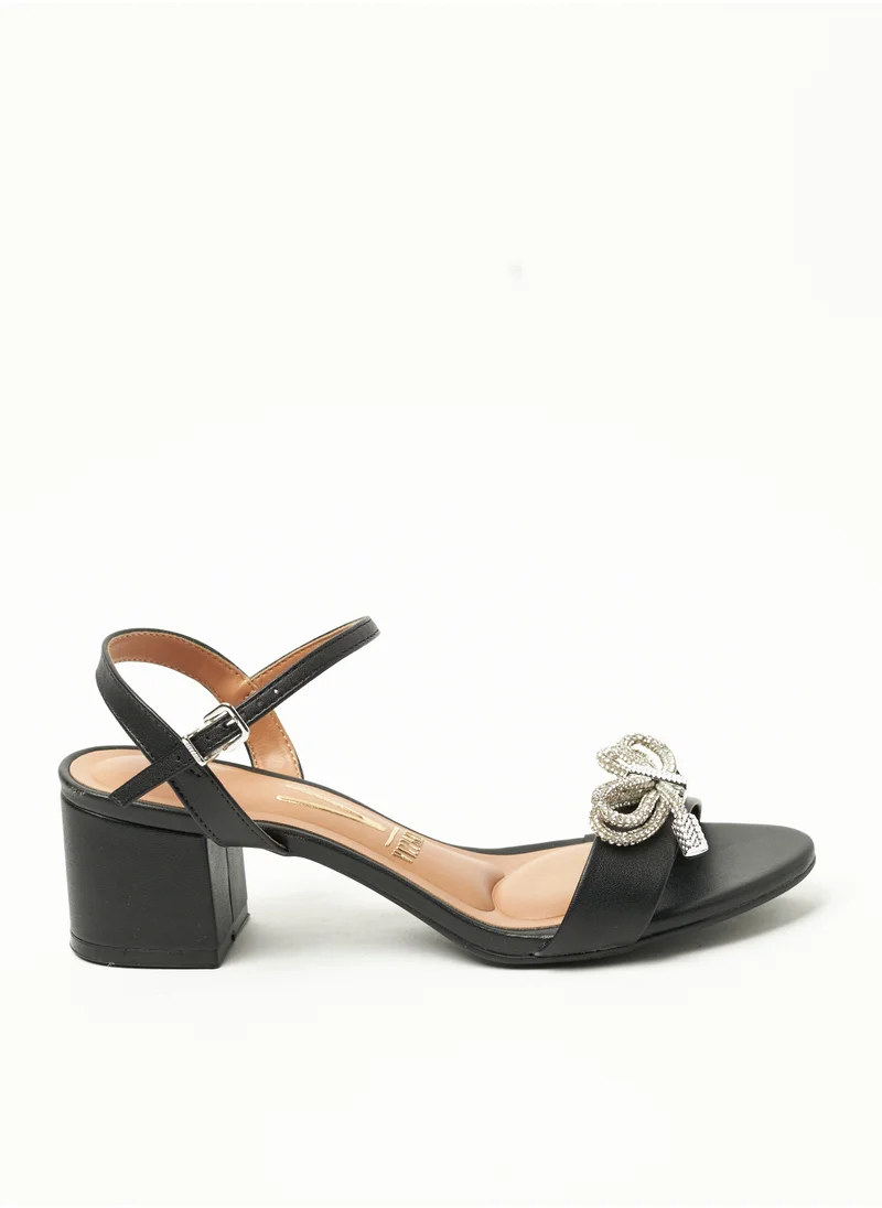 VIZZANO Eliana Ankle Strap Mid Heel Sandals