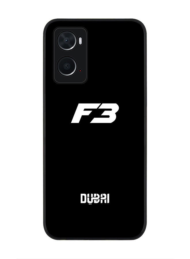 Stylizedd Rugged Black edge case for Oppo A96 4G/A36/A76 Slim fit Soft Case Flexible Rubber Edges Anti Drop TPU Gel Thin Cover -  Faz3 Dubai Black - Image 1