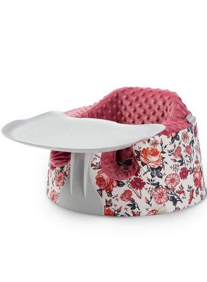 mamatepe Seat Cover and Tray Sets Accessory Compatible with Bumbo Floor Seat for Baby,Breathable Accessory Compatible with Baby Seat - Easy to Install and Remove - Flower - Image 1