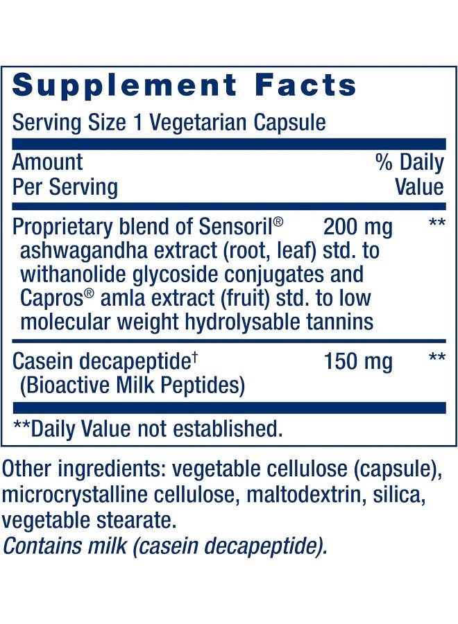 Life Extension Enhanced Sleep without Melatonin - Melatonin Free Sleep Support Supplement with Ashwagandha, Amla Extracts & Casein Milk Peptides – Gluten-Free, Non-GMO, Vegetarian – 30 Capsules - Image 3