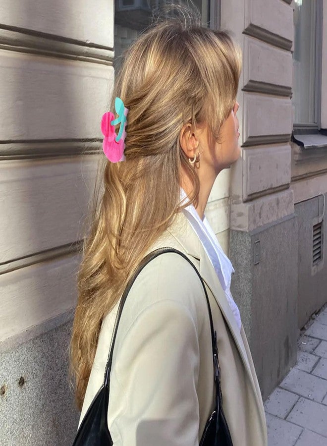 ANBALA Cherry Claw Clips Acrylic Hair Clips Sweet Cherry Shape Hair Clip for Women Girls Non-Slip, Durable Jaw Claws - Image 5