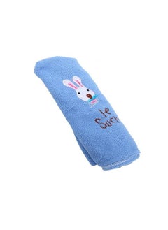 NIBEMINENT Cute Fiber Hair-drying Cap Hat Adult Super Absorbency Dry Hair Towel Shower Cap Blue  - Image 2