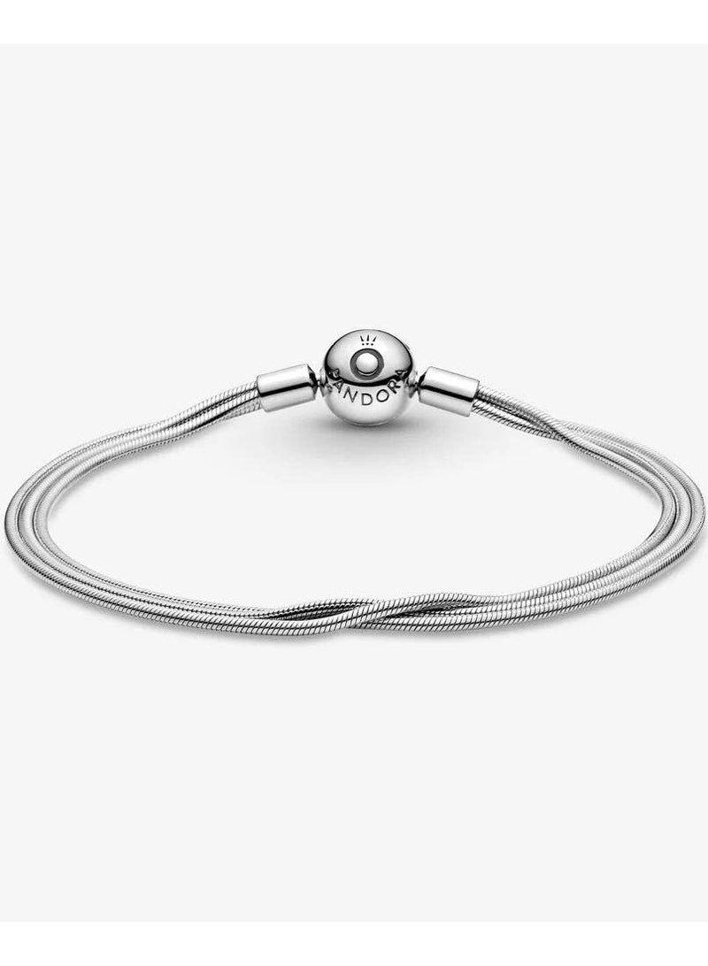 Pan Home Women's Multi-Snake Chain Bracelet - Image 3