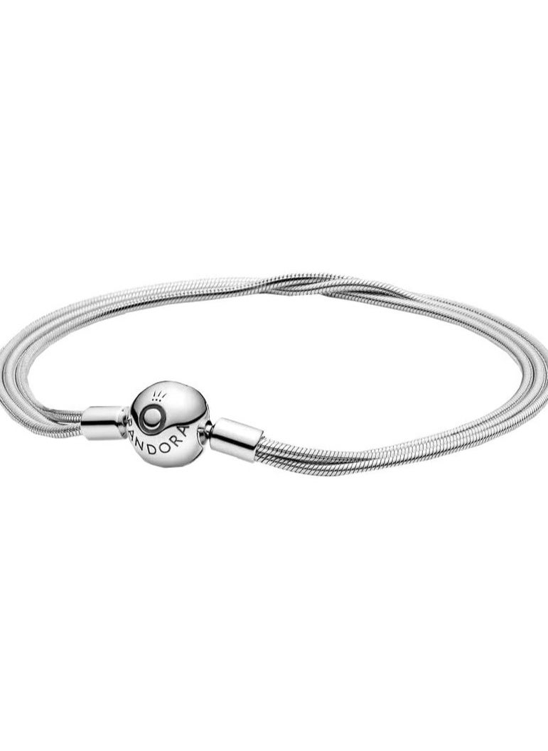 Pandora Violet Women's Multi-Snake Chain Bracelet  - Image 1
