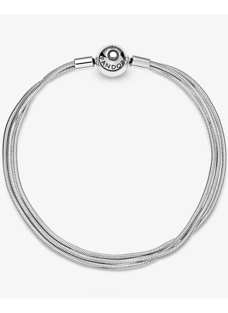 Pandora Violet Women's Multi-Snake Chain Bracelet  - Image 2