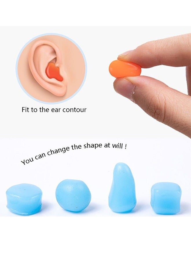 Generic Silicone Mud Ear Plugs For Kids And Adults - Super Noise Cancelling, Waterproof Sleeping And Swimming Ear Plugs 3 Pack  - Image 5