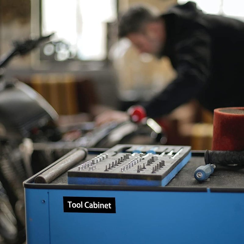 Label KINGDOM TZe-355 24mm Black Label Tape Replacement for Brother TZe355 1 Inch White on Black TZe 0.94 Compatible with Brother P Touch 24mm Tape for PTD600 PTP710BT PTP700 PT2730, 3-Pack - Image 5