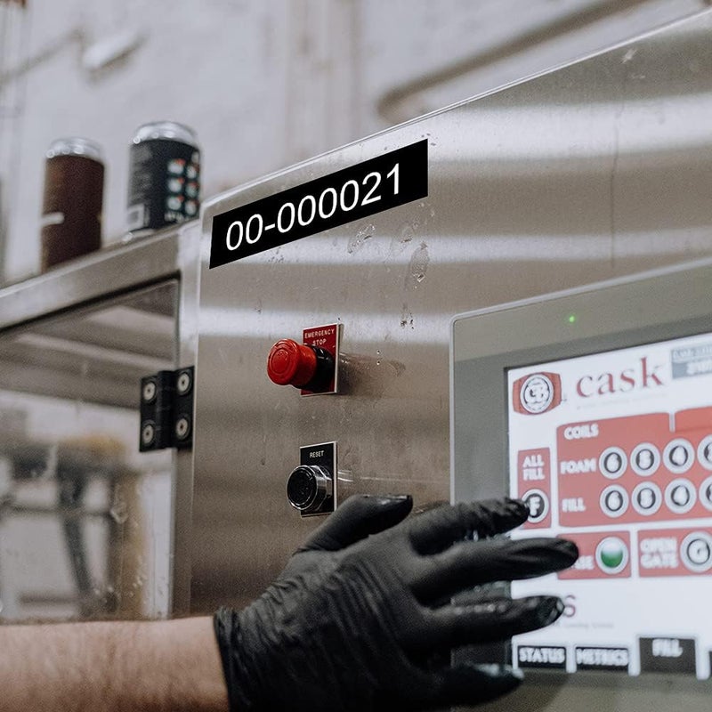 Label KINGDOM TZe-355 24mm Black Label Tape Replacement for Brother TZe355 1 Inch White on Black TZe 0.94 Compatible with Brother P Touch 24mm Tape for PTD600 PTP710BT PTP700 PT2730, 3-Pack - Image 2