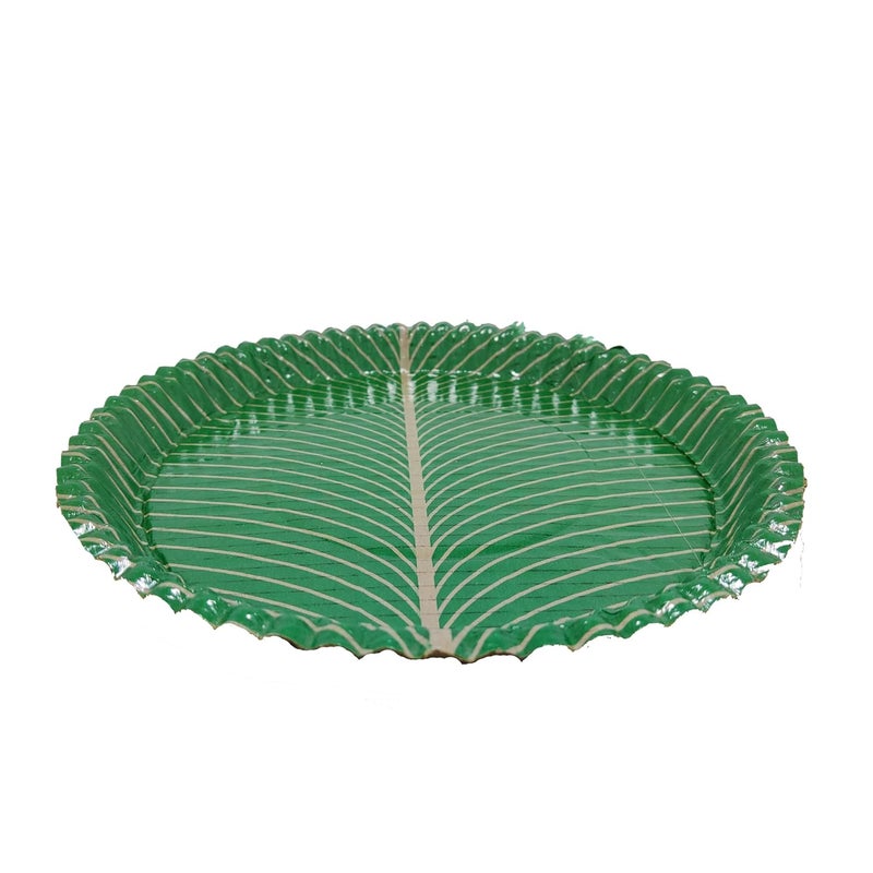 MESH MASTERS MESH MASTERS 100 Biodegradable_Eco Friendly_12 Inch Paper Dinner Plates_Pack of 50_Natural Paper Plates_MMTPPL13 - Image 3