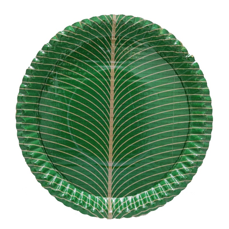 MESH MASTERS MESH MASTERS 100 Biodegradable_Eco Friendly_12 Inch Paper Dinner Plates_Pack of 50_Natural Paper Plates_MMTPPL13 - Image 2