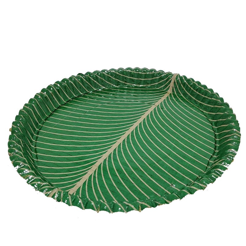 MESH MASTERS MESH MASTERS 100 Biodegradable_Eco Friendly_12 Inch Paper Dinner Plates_Pack of 50_Natural Paper Plates_MMTPPL13 - Image 5