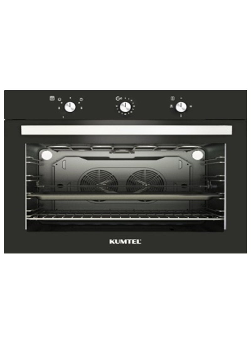 كومتيل فرن بلت ان - 90*60 سم - اسود استيل - صنع في تركيا -  A9-SF3 - Image 1