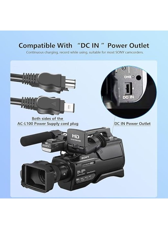 F1TP AC-L100 AC Adapter Power Supply Charger for Sony Handycam & DSC Cameras | Replacement Camera Charger Adapter - Image 5