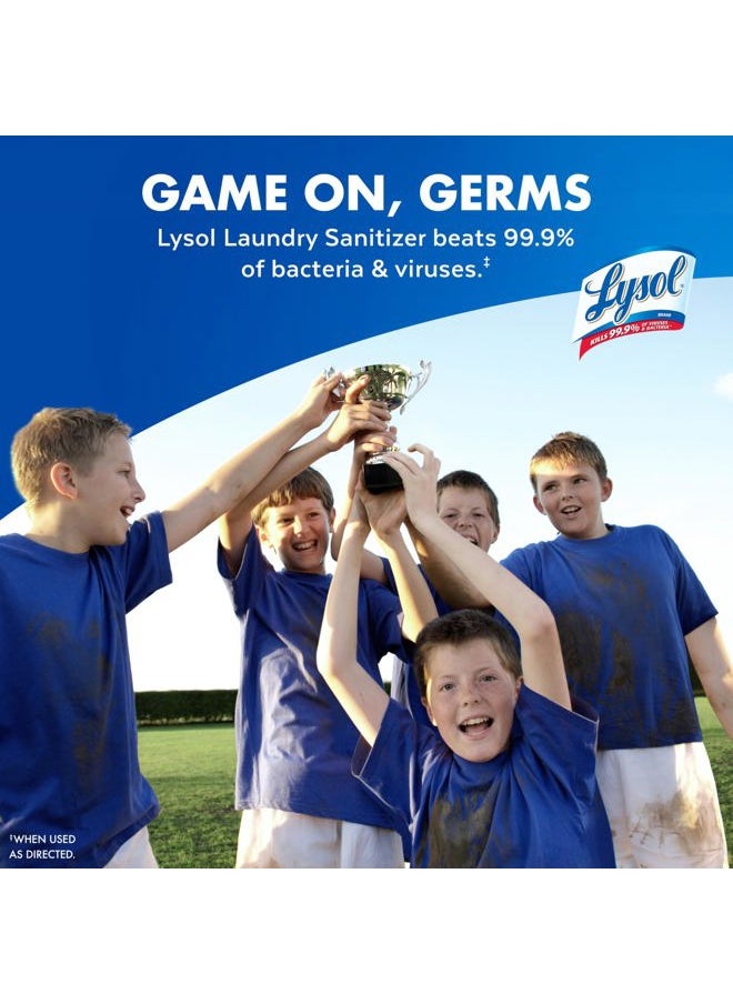 Lysol Sport Laundry Sanitizer Additive, Sanitizing Liquid for Gym Clothes and Activewear, 0% Bleach, Eliminates Odor Causing Bacteria, 41oz  - Image 3