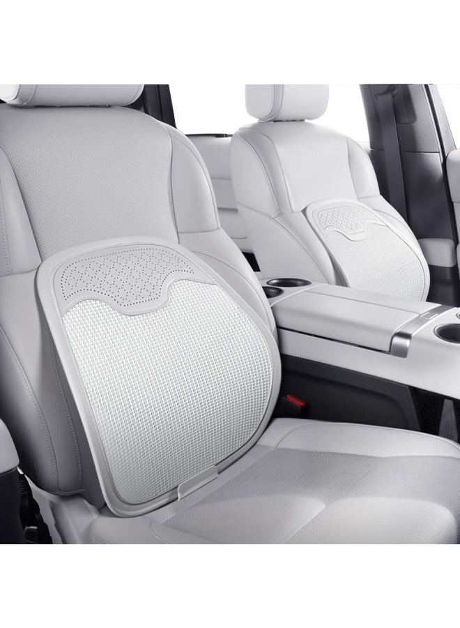 Jiubai Car Lumbar Support, Summer Breathable Waist Pad, Seat Back Cushion, Office Chair Pad, Car Seat Cushion, Vehicle Backrest Pillow