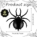 YOTHORN 6 Pcs Black Spider Balloons Halloween Party Decorations 33 Inch Spider Foil Mylar Balloons for Halloween Party Birthday Haunted House Spooky Decoration Supplies - Image 4