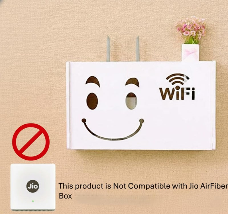 SS ARTS Engineered Wood Wall Mount Wifi Router Stand/Rack,10 Cm,18 Cm,30 Cm - Image 3