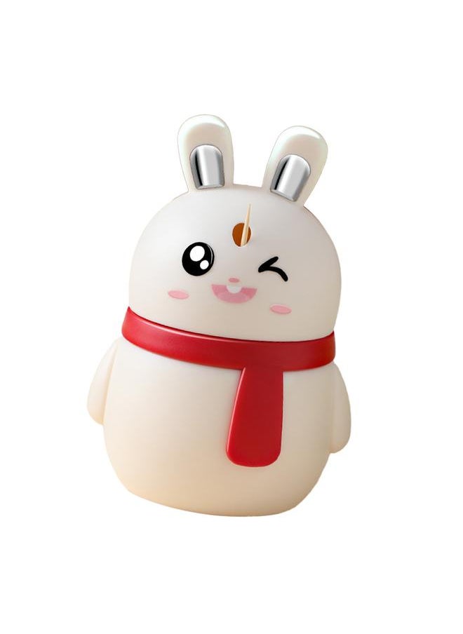 Thoraya Cute Toothpick Holder Dispenser Portable Plastic Funny Decorative Toothpick Container Storage Box for Kitchen Restaurant Party Car Pop Up White Rabbit  - Image 2