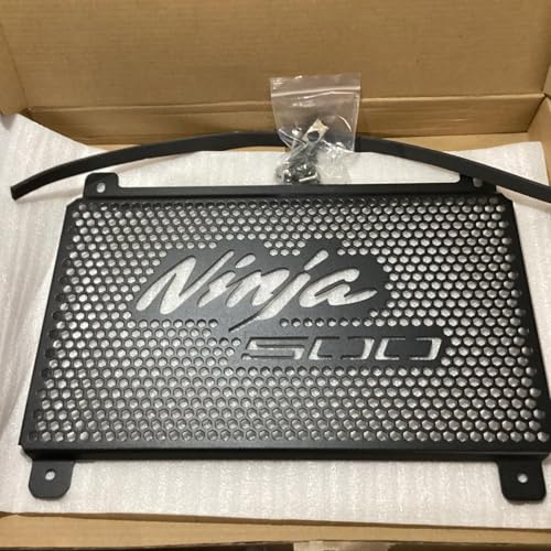 LANQIAN NINJA 500 2026 Radiator Grille Guard Cover For Ninja 500 2024-2025-2026 Ninja 400 2018-2025 Ninja 500 ABS Ninja 500 KRT Edition Ninja 500 SE 40th Anniversary Edition Ninja 500 SE ABS 2024-2025-2026 - Image 3