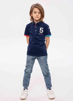 MINOTI Kids Boys Polo Classik Shirt  - Image 1