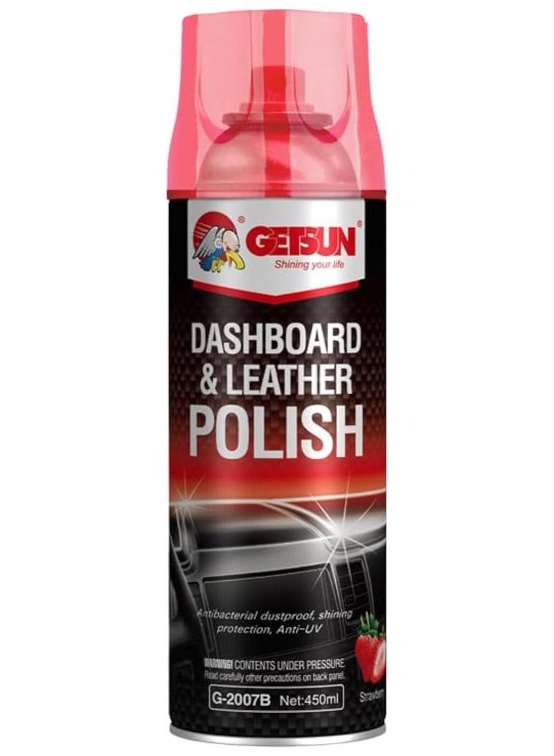 Getsun Dachboard and Leather Polish Strawberry G-2007B - 450ml - Image 1