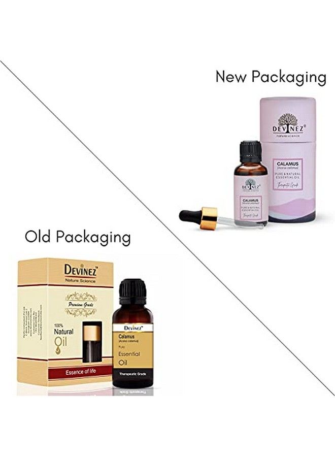 Devinez Calamus Essential Oil 100% Pure Natural & Undiluted 30Ml In Glass Bottle Reduce Tension Pain Inflammation And Irritation - Image 3