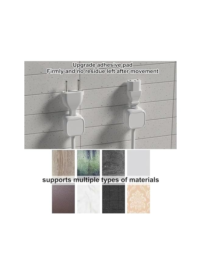 Green Tiger 12 Pack Magnetic Cable Clips, USB Charger Cord Organizer Easy Secure Adhesive Cable Managemen, Smooth Adjustable Wire Holder Keeper Organizer,Cable Holder for Desk Nightstand Car Home Office - Image 4