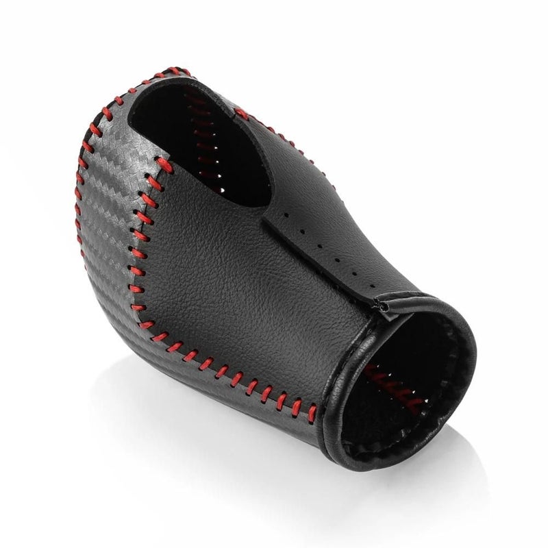 For Vw Golf 7 GTI R Tiguan Passat B7 B8 CC R20 Scirocco Jetta MK6 GLI Car Interior Carbon Fiber Red DSG Gear Knob Cover Shift Trim - Image 2
