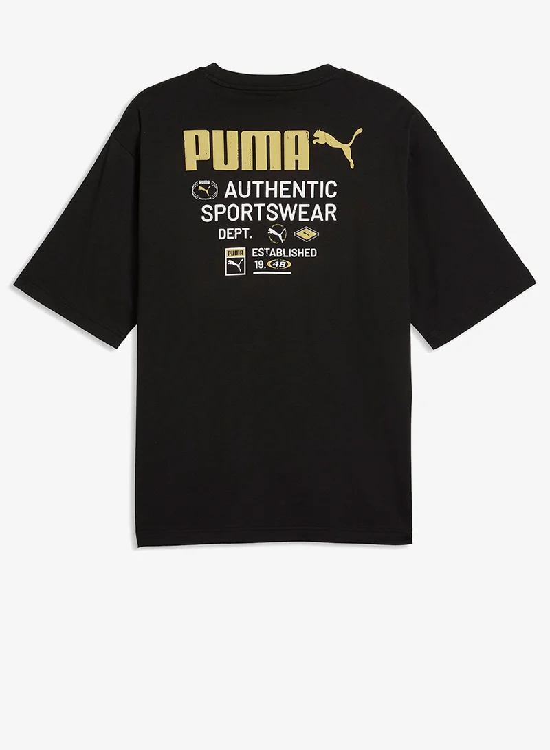 Puma Graphics Boxy Utility T-Shirt