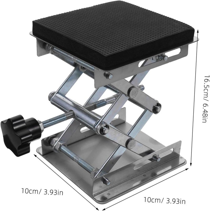 Stainless Steel Scissor Holder Platform Jack Stand for Lab Lifting Column Safe - Image 2