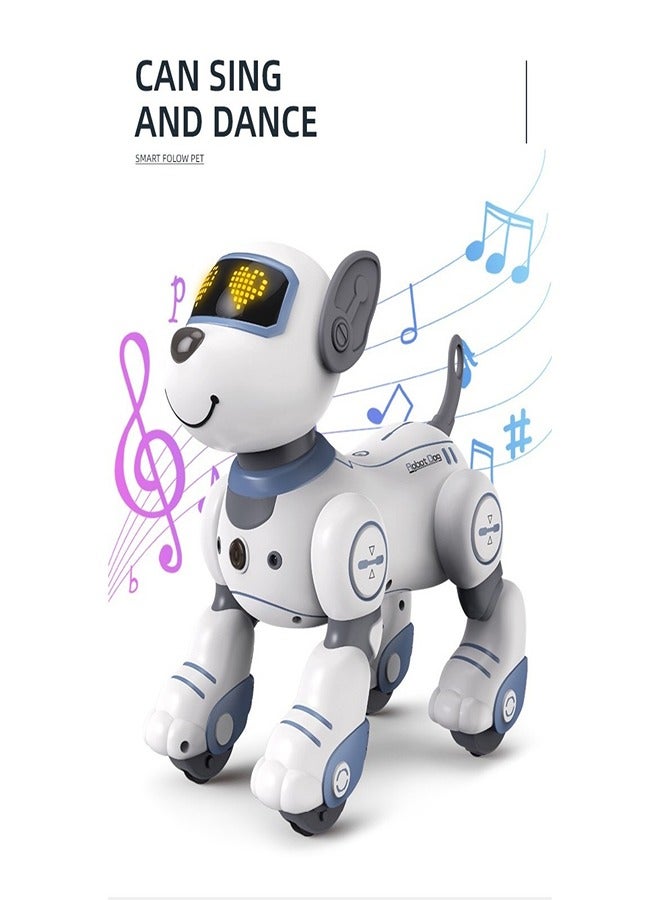 Smart Stunt Robotic Blue Dog with Remote Control - BG1533 - Image 2